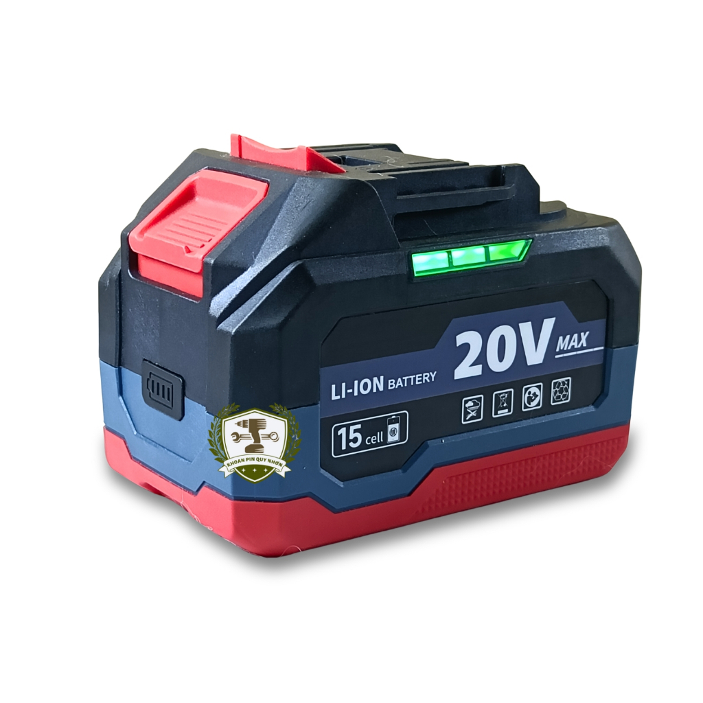 Pin đóng 15 cell cao cấp dung lượng 6.5Ah không ngắt máy có tính năng ...