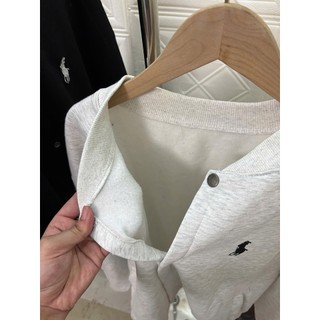 Áo Khoác BoomBer, Họa Tiết Thêu Ngựa, Cúc Đồng, Chất Nỉ 2 Da Dày Dặn Mềm Mịn, Áo Khoác Nam Nữ UniSex