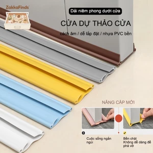 Ron Silicon Dài 96cm chặn cửa [4 màu] Chắn Cửa Ngăn Côn Trùng, Bụi Bẩn, Cách Âm, Ngăn Gió Điều Hòa
