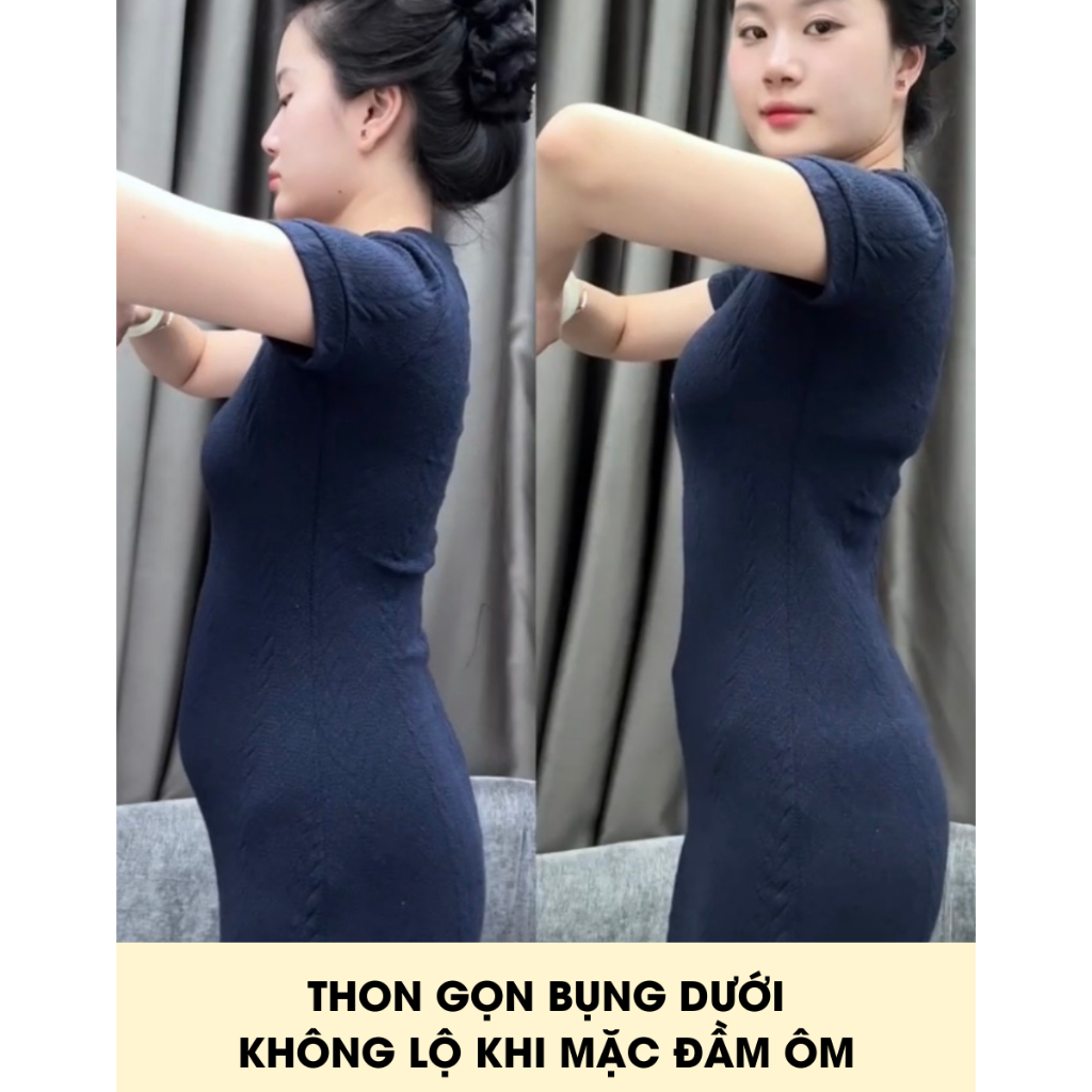 Đai nịt bụng giảm mỡ sau sinh Callalady latex nịt bụng định hình eo siết bụng chống cuộn vải đúc su siêu mỏng DDK