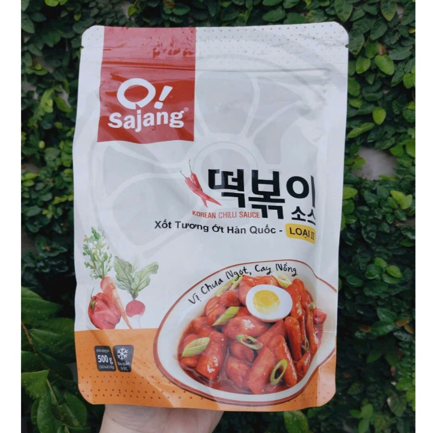 Gói 500g Sốt S2_ Vị Chua ngọt cay nồng_ dùng nấu bánh gạo, mì cay, lẩu_ ăn vặt, food, ngon