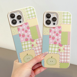 Ốp Lưng iPhone TPU Hoạ Tiết Da Mềm Vải Hoa Chống Sốc, Chống Bẩn Cao Cấp - iP X/XS/11/12/13/14/15/16/17/Plus/Pro/Max/Air