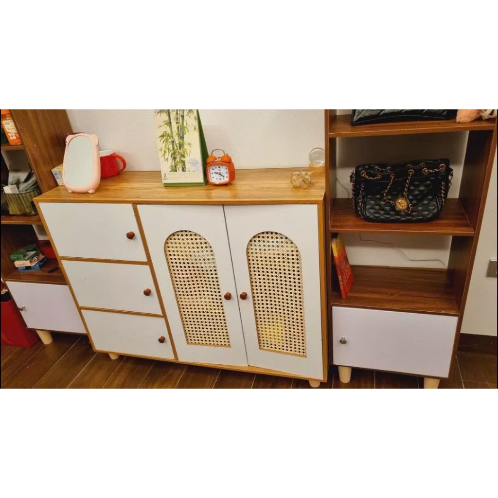 Tủ giày gỗ FOREST HOME ,TỦ GIÀY 5 CÁNH MÂY nhiều ngăn đa năng tiện lợi gỗ MDF phủ Mine cao cấp