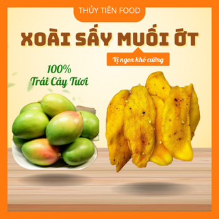THUYTIENFOOD  Xoài Muối Ớt – Ăn Vặt Chua Cay Ngon – Snack Truyền Thống Túi 250gr/500gr
