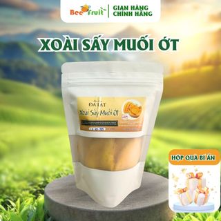 Xoài Sấy Dẻo Muối Ớt Thơm Ngon, Đậm Vị, Chuẩn Ăn Vặt Chua Cay Ngọt Túi 250g
