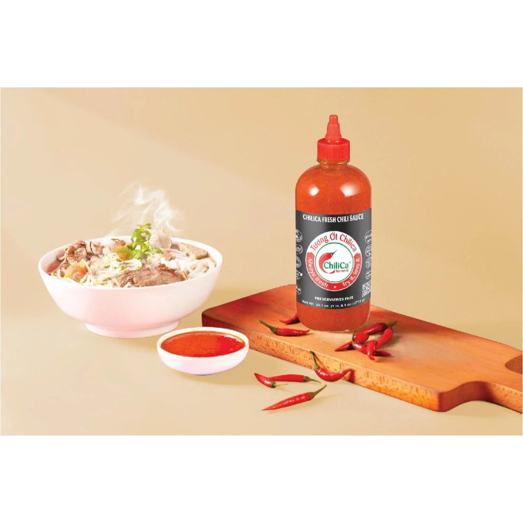 [KHÔNG CBQ] Bộ 3 ChiliCa Natural Chua Cay Thích Ngay: Tương Ớt 255g -Ớt Bằm 212g -Ớt Bằm Có Tỏi 212g