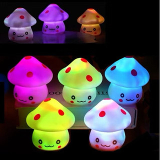 Đèn Led để bàn hình nấm nhiều màu sắc, đèn led chạy pin, đèn ngủ mini đa năng, đèn decor bàn học, trang trí nhà cửa