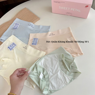Set Hộp Quà 5 Quần Lót Nữ Su Lụa Mềm Xinh, Quần Boxter Co Dãn Đáy Dài Rộng Thoáng King Shop L-5422