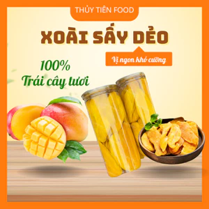 THUYTIENFOOD Xoài Sấy Dẻo – Túi 500gr – Trái Cây Ăn Vặt Chua Ngọt Tự Nhiên – Snack Healthy Tốt Cho Sức Khỏe