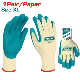 ĐỒ NGHỀ TOTAL Găng tay cao su XL TSP13103 . TSP13102 . TSP13106