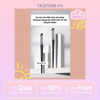 Cọ vạt xéo đầu tròn đa năng Gecomo dùng tạo khối mũi và che khuyết điểm G1036