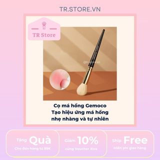 Cọ má hồng đầu tròn Gecomo nguyên khối lẻ một cây trang điểm chuyên nghiệp G1035