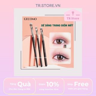 Cọ tán phấn mắt Gecomo cao cấp dành cho người bắt đầu và trang điểm chuyên nghiệp