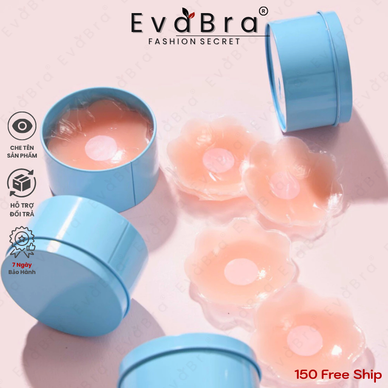 Miếng Dán Ti Silicone Siêu Mỏng Không Lộ Viền Trong Suốt Tái Sử Dụng Nhiều Lần Eva Nipples 999
