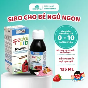 Siro Hỗ Trợ Giấc Ngủ Ngon, Thư Giãn Cho Trẻ Special Kid Sommeil 125ml Nhập Khẩu Pháp