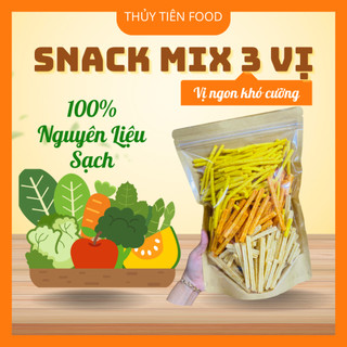 THUYTIENFOOD Combo Snack Khoai Tây Mix 3 Vị Túi 500gr – Ăn Vặt Giòn Rụm – Nhiều Vị Ngon Hấp Dẫn