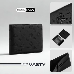Ví Da PU Monogram VASTY Nam Nữ Bóp Đựng Tiền Thẻ Nhiều Ngăn Cao Cấp | MIDORI FOR MAN