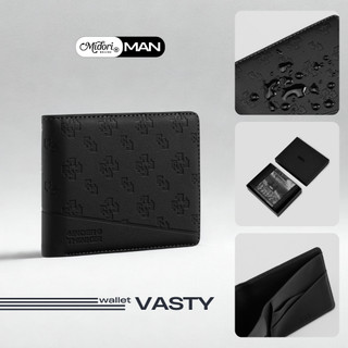 Ví Da PU Monogram VASTY Nam Nữ Bóp Đựng Tiền Thẻ Nhiều Ngăn Cao Cấp | MIDORI FOR MAN