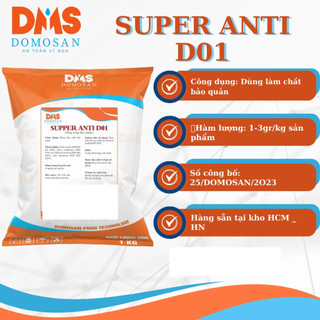 1KG CHẤT BẢO QUẢN SUPER ANTI D01