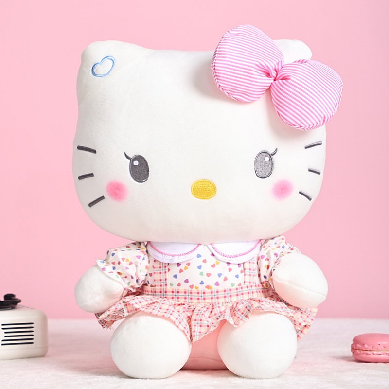 Gấu bông Hello Kitty nhật bản cao cấp Thú nhồi bông Helo Kitty dễ thương làm quà tặng sinh nhật cho bé gái,Babisu