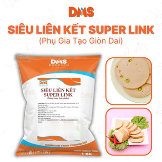 1kg Phụ Gia Tăng Độ Giòn Dai, Kết dính, Xử Lý Thịt yếu Super Link