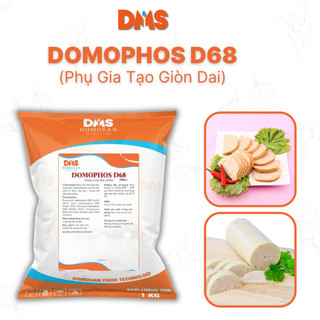 1kg Phụ gia thực phẩm tạo giòn dai kết dính cho giò chả, xúc xích, nem, chả cá, chả mực-Domophos D68