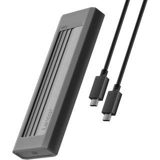 Box SSD Lexar E350 M.2 Nvme/ Sata SSD Enclosure hỗ trợ USB 3.2 Gen 2, Tốc độ cao 10Gbps, Bảo hành chính hãng 12 tháng