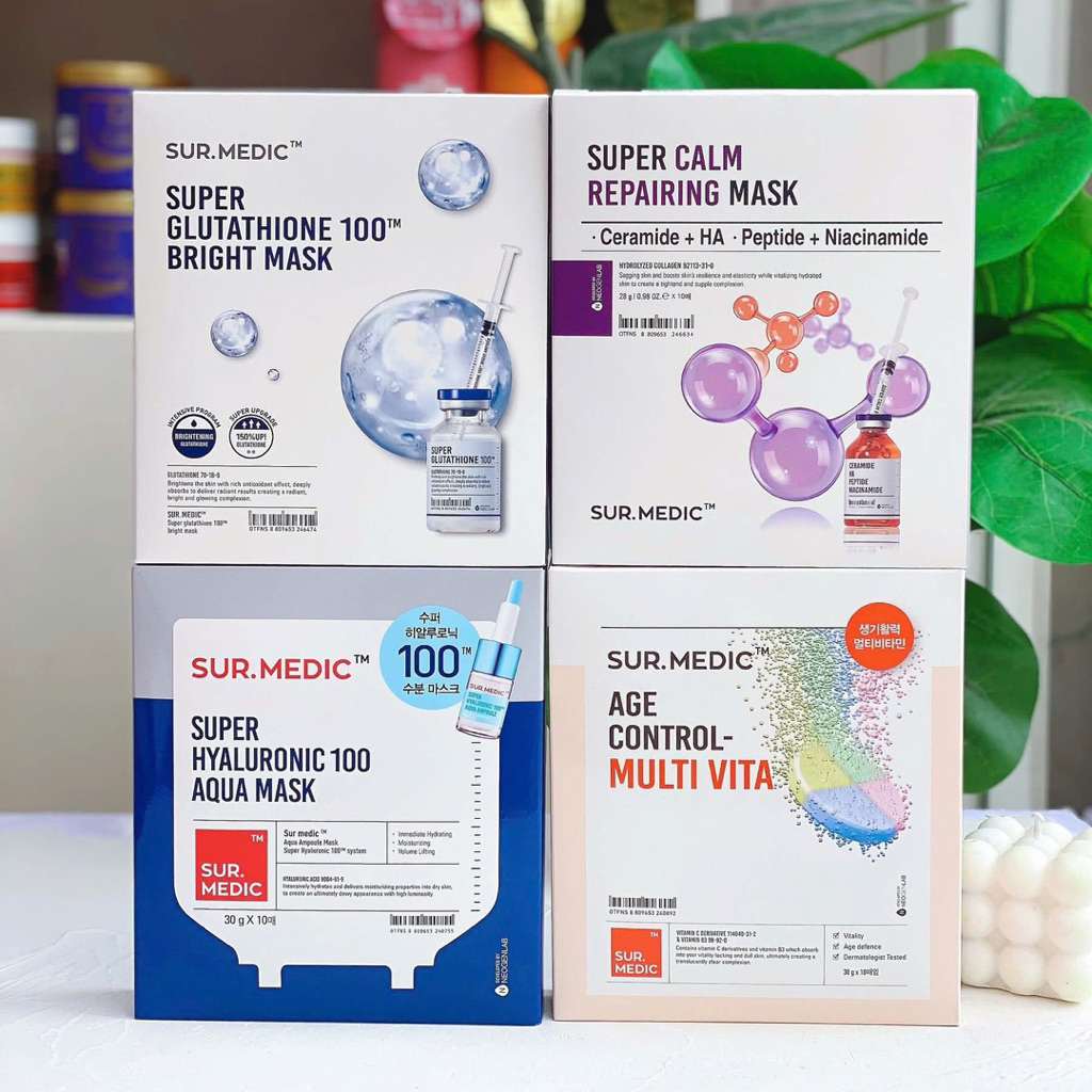 Mặt nạ Surmedic mặt nạ dưỡng trắng chuyên sâu Sur.Medic+ Bright ...