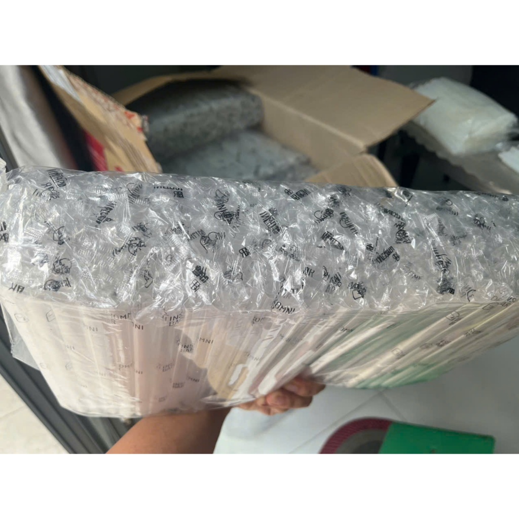 ống hút nhựa BỌC MÀNG dài 19cm/21cm/24cm/28cm phi 6/8/12
