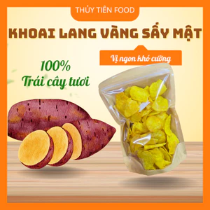THUYTIENFOOD Khoai Lang Vàng Sấy Mật – Túi 200gr – Snack Ăn Vặt Ngọt Tự Nhiên – Healthy Tốt Cho Sức Khỏe