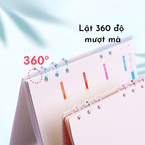 COMBO 2 Cái Binder Sổ Còng, Thanh Còng Nhựa Mini 3 Lỗ Dùng Cho Mọi Kích Cỡ - Còng Nhựa Làm Sổ 3/6/9 Lỗ