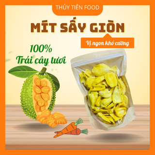 THUYTIENFOOD Mít Sấy Giòn túi 500g – Snack Trái Cây Ăn Vặt – Giòn Tan Thơm Ngọt Tự Nhiên