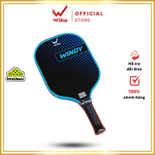 Vợt PIckleball Wika Windy,trọng lượng siêu nhẹ,Chất liệu 100% Fiber Glass, bản 14mm