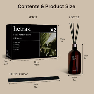 Khuếch tán tinh dầu thơm phòng HETRAS Premium Diffuser