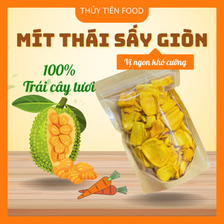 THUYTIENFOOD Mít Thái Sấy Giòn – Snack Trái Cây Ăn Vặt – Túi 200gr/400gr – Giòn Tan Thơm Ngọt Tự Nhiên
