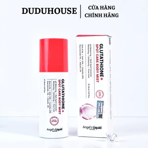 Xịt giảm mụn lưng Angel Liquid Body Mist Glutathione Plus dưỡng trắng 7Day 150ml