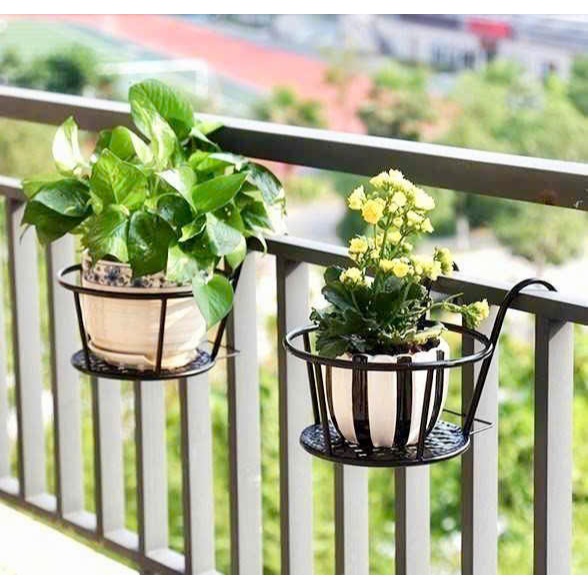 Giỏ Sắt Treo Chậu Hoa Ban Công