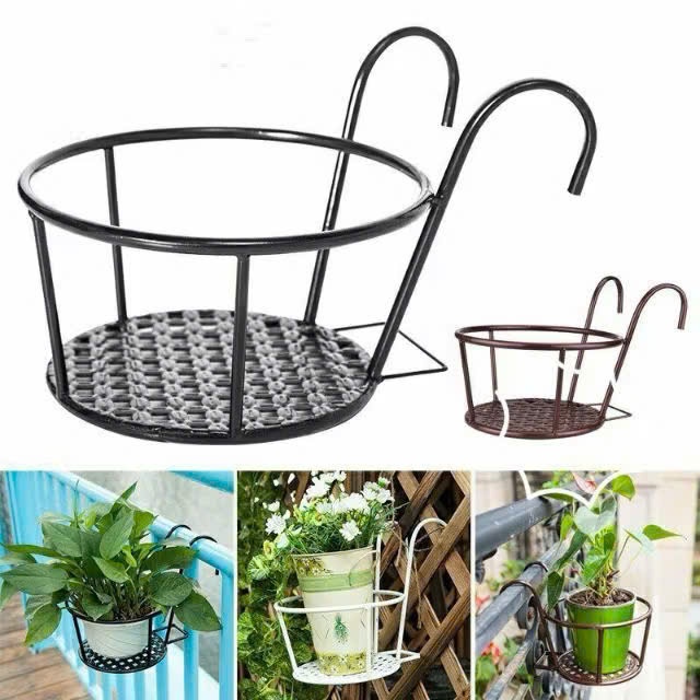 Giỏ Sắt Treo Chậu Hoa Ban Công