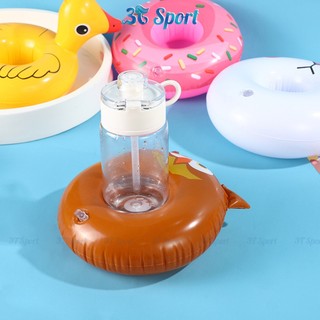 Phao đựng ly nổi hình thú bơm hơi PVC cao cấp hình thú ngộ nghĩnh cho bể bơi quán Bar – PĐL
