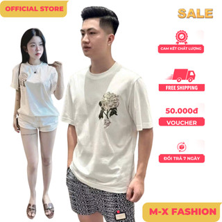 ÁO thun nam cổ tròn họa tiết tay ngắn phong cách trẻ trung chuẩn from