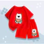 Bộ Quần Áo Bé Trai Bé Gái – Hình Gấu Trắng Quàng Khăn Ngộ Nghĩnh, Thun Cotton Thoáng Mát (M 270)
