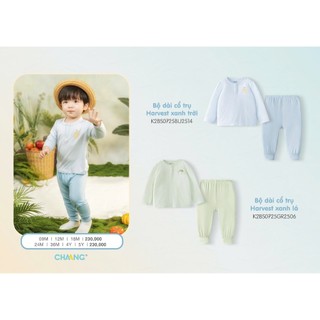 Chaang AW2025 Bộ dài babydoll, cổ trụ Haverst cho bé T9.1