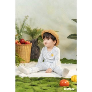 Chaang AW2025 Bộ dài babydoll, cổ trụ Haverst cho bé T9.1