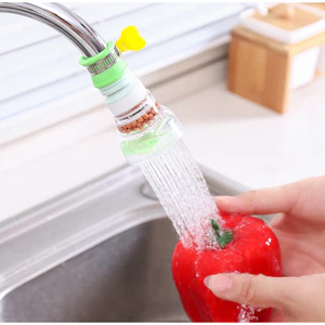 Vòi Lọc Nước Xoay 360 Độ Có Sỏi Và Quạt Tăng Áp Chống Bắn Nước Tiện Lợi