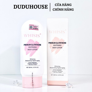 Kem Dưỡng Thể Trắng Da Nâng Tone Chống Nắng Whisis Premium Collagen/Glutathione Whitening Body 200ml