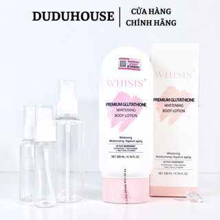 Kem Dưỡng Thể Trắng Da Nâng Tone Chống Nắng Whisis Premium Collagen/Glutathione Whitening Body 200ml