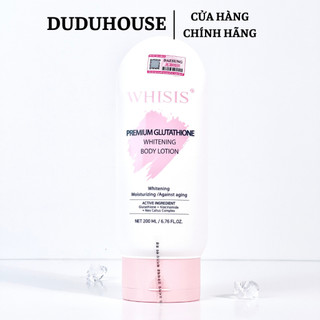 Kem Dưỡng Thể Trắng Da Nâng Tone Chống Nắng Whisis Premium Collagen/Glutathione Whitening Body 200ml