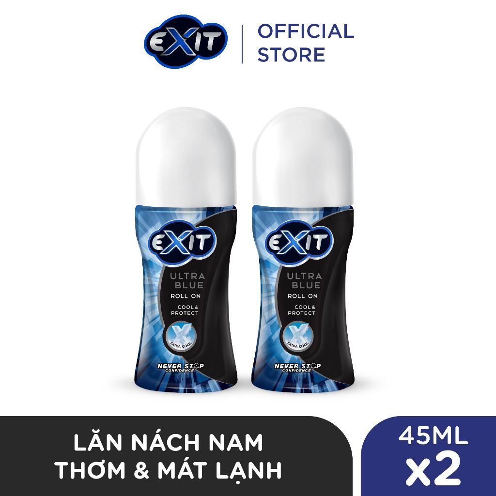Combo 2 Lăn nách nam Exit 45ML