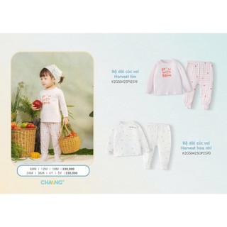 Chaang AW2025 Bộ dài cúc vai Harvest cho bé T9.1