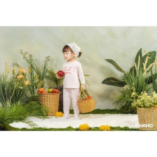 Chaang AW2025 Bộ dài cúc vai Harvest cho bé T9.1